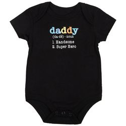 Baby Essentials Baby Boys Daddy Short Sleeve Bodysuit