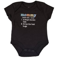 Baby Essentials Baby Boys Mommy Short Sleeve Bodysuit