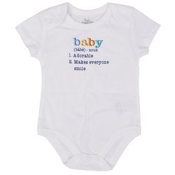 Baby Essentials Baby Boys Graphic Short Sleeve Bodysuit