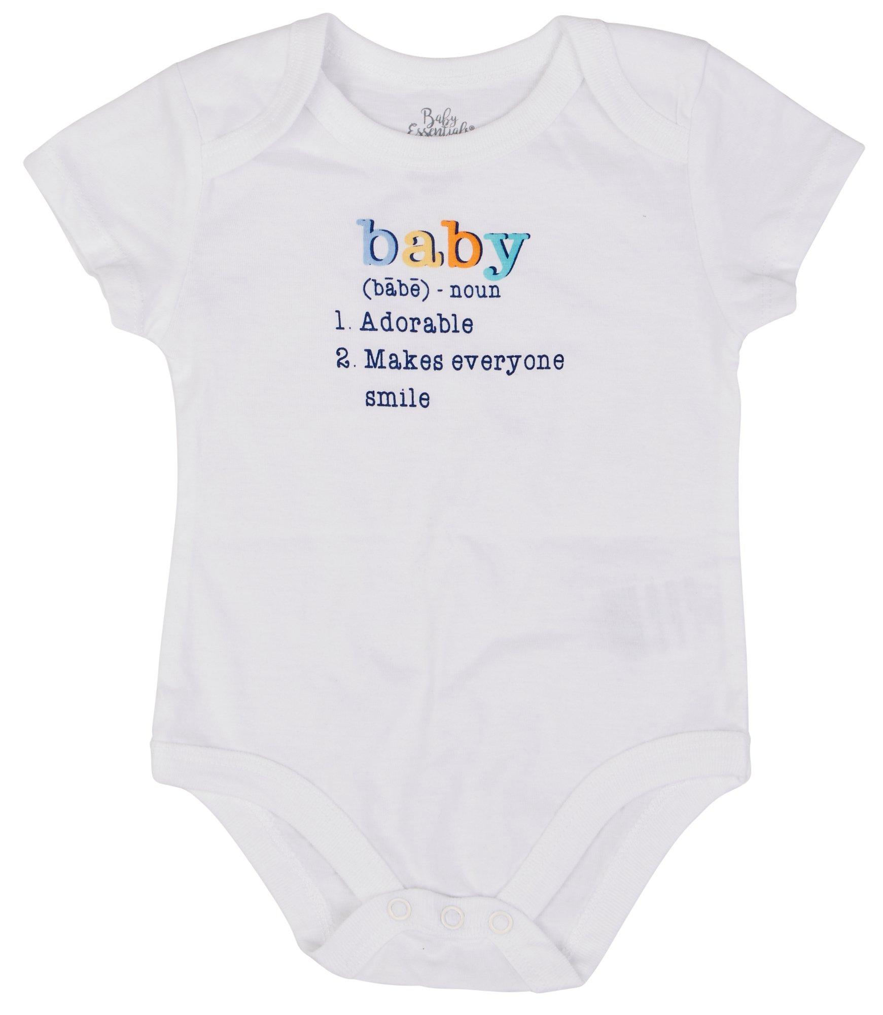 Baby Boys Graphic Short Sleeve Bodysuit