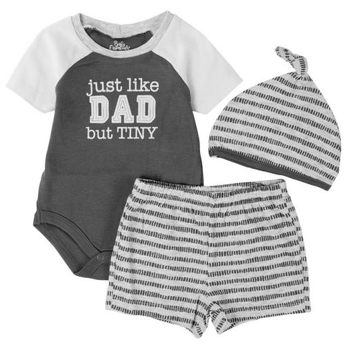 Baby Essentials Baby Boys 3-pc. Just Like Dad