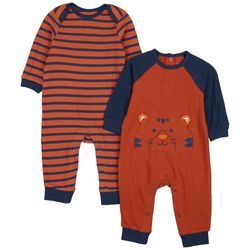 Little Me Baby Boys 2-pc. Tiger Long Sleeve Bodysuit Set
