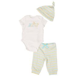 Little Me Baby Boys 3 Pc Easter Striped Pant Set
