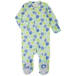 Baby Boys Geometric Footed Pajama