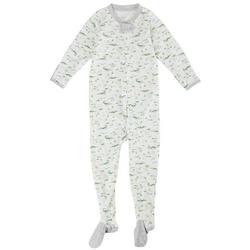 Baby Girls Leaves &  Plants Footed Pajama