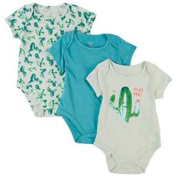 Baby Girls 3-pk Manatee See Turtle Bodysuit Set
