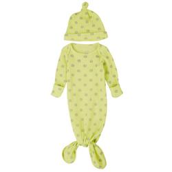 Baby Boys 2-pc. Dot Waffle Knit Sleeper Set