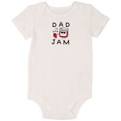 Dot & Zazz Baby Boys Dad Is The Jam Bodysuit