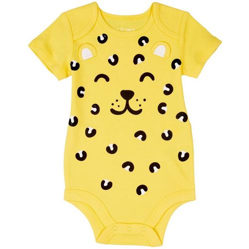 Dot & Zazz Baby Girls Cheetah Bodysuit