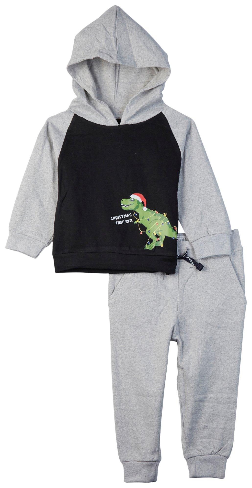 Baby Boys 2-pc. Trex christmas Pants Set