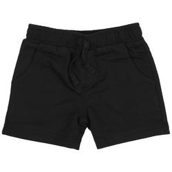 Baby Boys French Terry Faux Drawstring Shorts