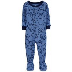 Carters Baby Boys Dino Print Footed Pajamas