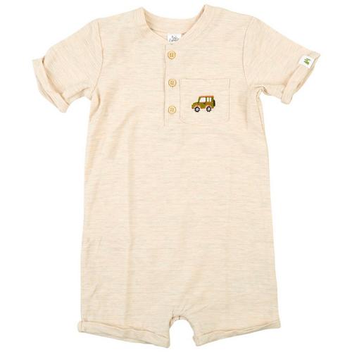 Baby Essentials Baby Boys Truck Pocket Short Sleeve