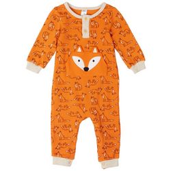 Baby Essentials Baby Boys Fox Allover Print  Bodysuit