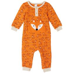 Baby Boys Fox Allover Print  Bodysuit