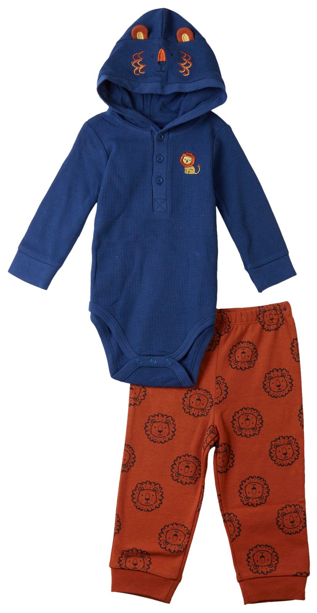 Little Me Baby Boys 2 Pc  Lion Bodysuit Pant Set