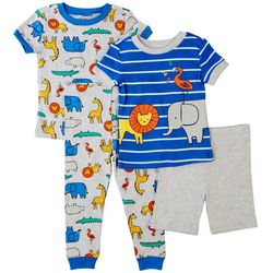 Little Me Baby Boys 4-pc. Safari Pajama Set