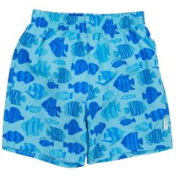 GREEN SPROUTS Baby Boys Fish Print Swim Diapers Trunk