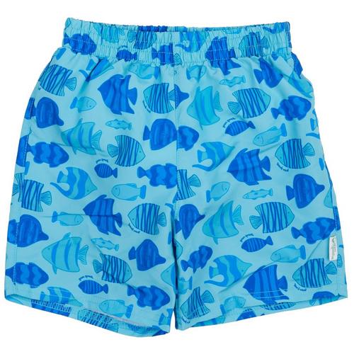 GREEN SPROUTS Baby Boys Fish Print Swim Diapers