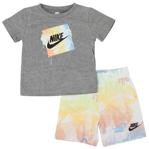 Nike Baby Boys 2-pc. Daze Logo Tee &