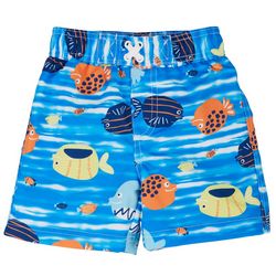Wippette Kids Baby Boys Funny Fishes Swim Trunks