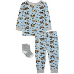 Sleep On It Baby Boys 3-pc. Octopus Pajama Set
