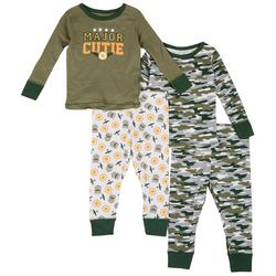 Only Boys Baby Boys 4-pc. Camo Graphic Pajama Set
