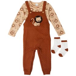 PL Baby Baby Boys 3-pc. Quilt Overall  Set