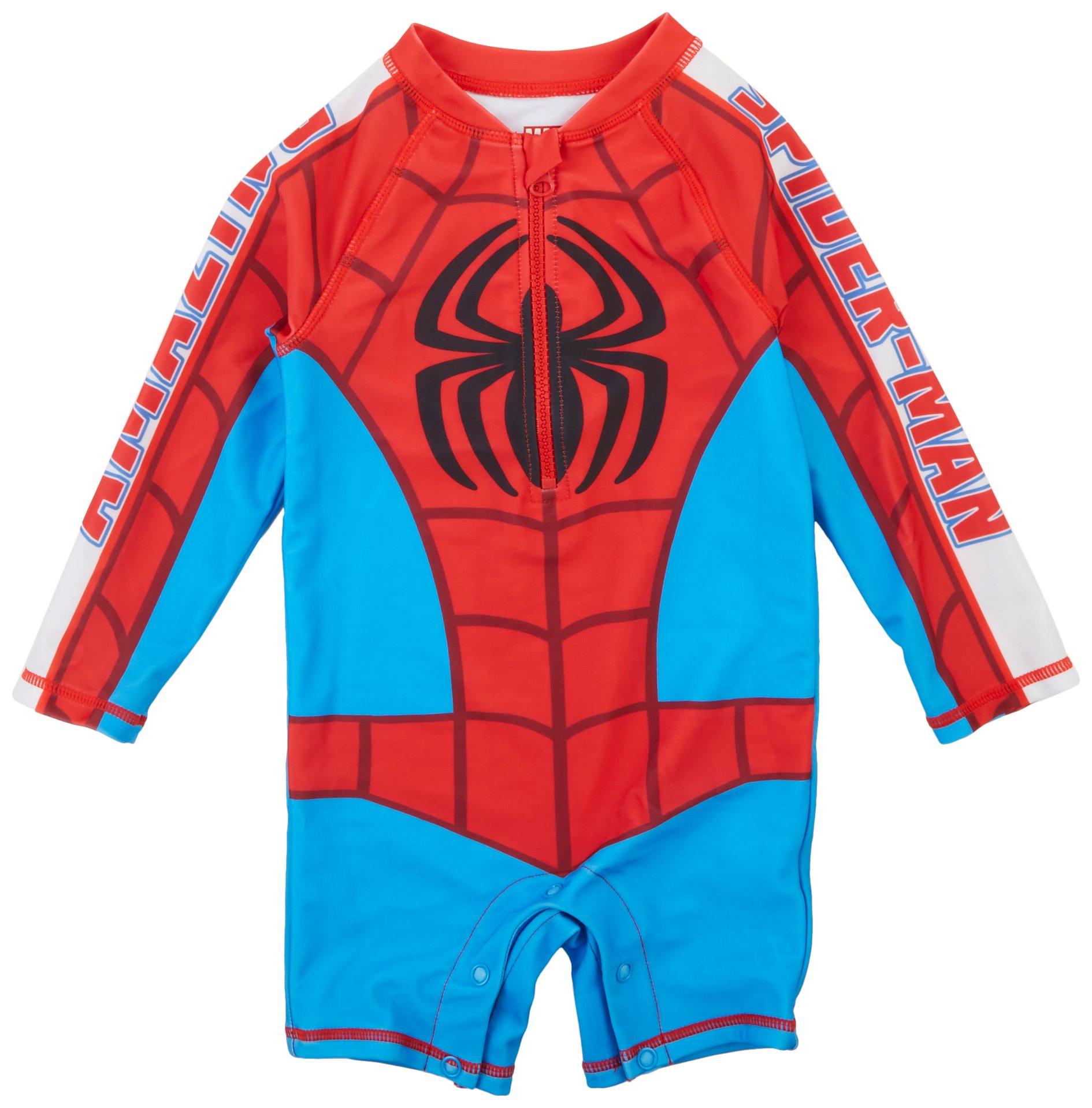 Marvel Spiderman Baby Boys Short Sleeve Romper