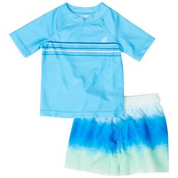 DOT & ZAZZ Baby Boys 2-pc. Tie Dye Swimsuit Set