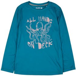 Reel Legends Toddler Boys Octopus  Shark T-Shirt