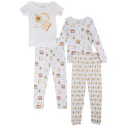 Chick Pea Toddler Boys 4-pc. Let's Brunch Avocado Pajama Set