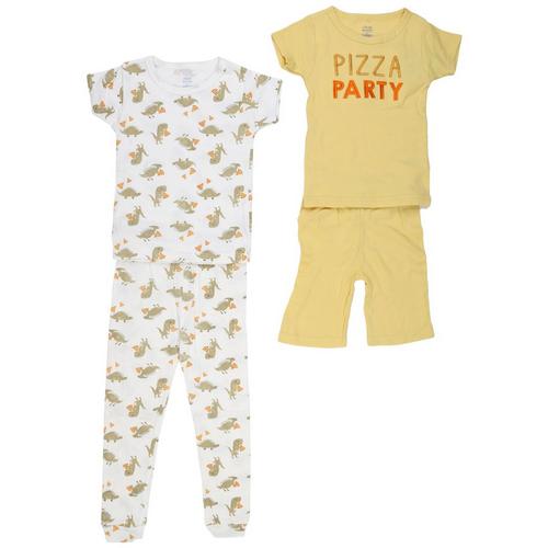 Cutie Pie Toddler Boys Pizza Party Dino Match