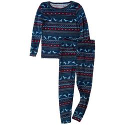 Toddler Boys 2-pc. Holiday Dino Pajama Set