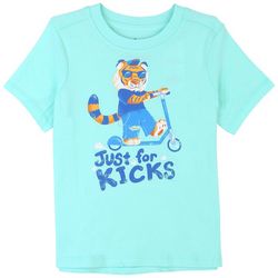 Toddler Boys Tiger Print Short Sleeve T-Shirt