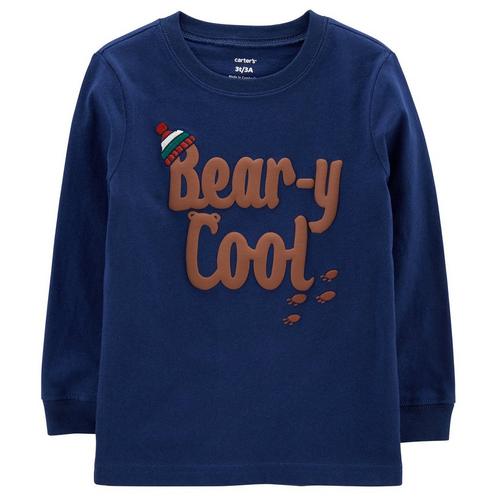 Carters Toddler Boys Beary Cool Long Sleeve Jersey