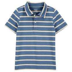 Toddler Boys Striped Woven Button Up Shirts