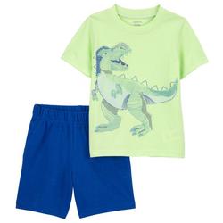 Toddler Boys 2-pc. Dino Short Set