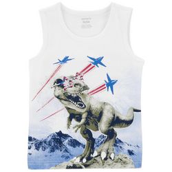Carters Toddler Boys Fourth Of July Dinosaur Tank