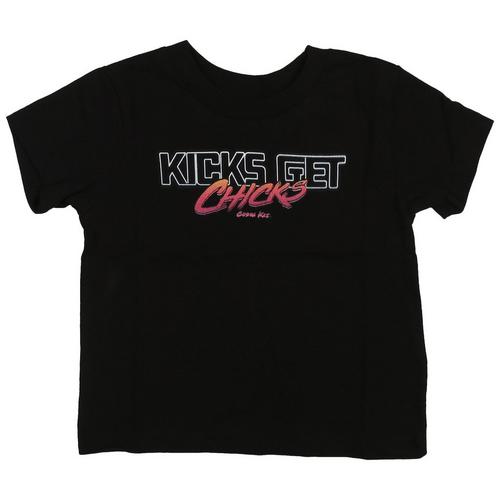 COBRA KAI Toddler Boys Kicks Get Chicks T-Shirt