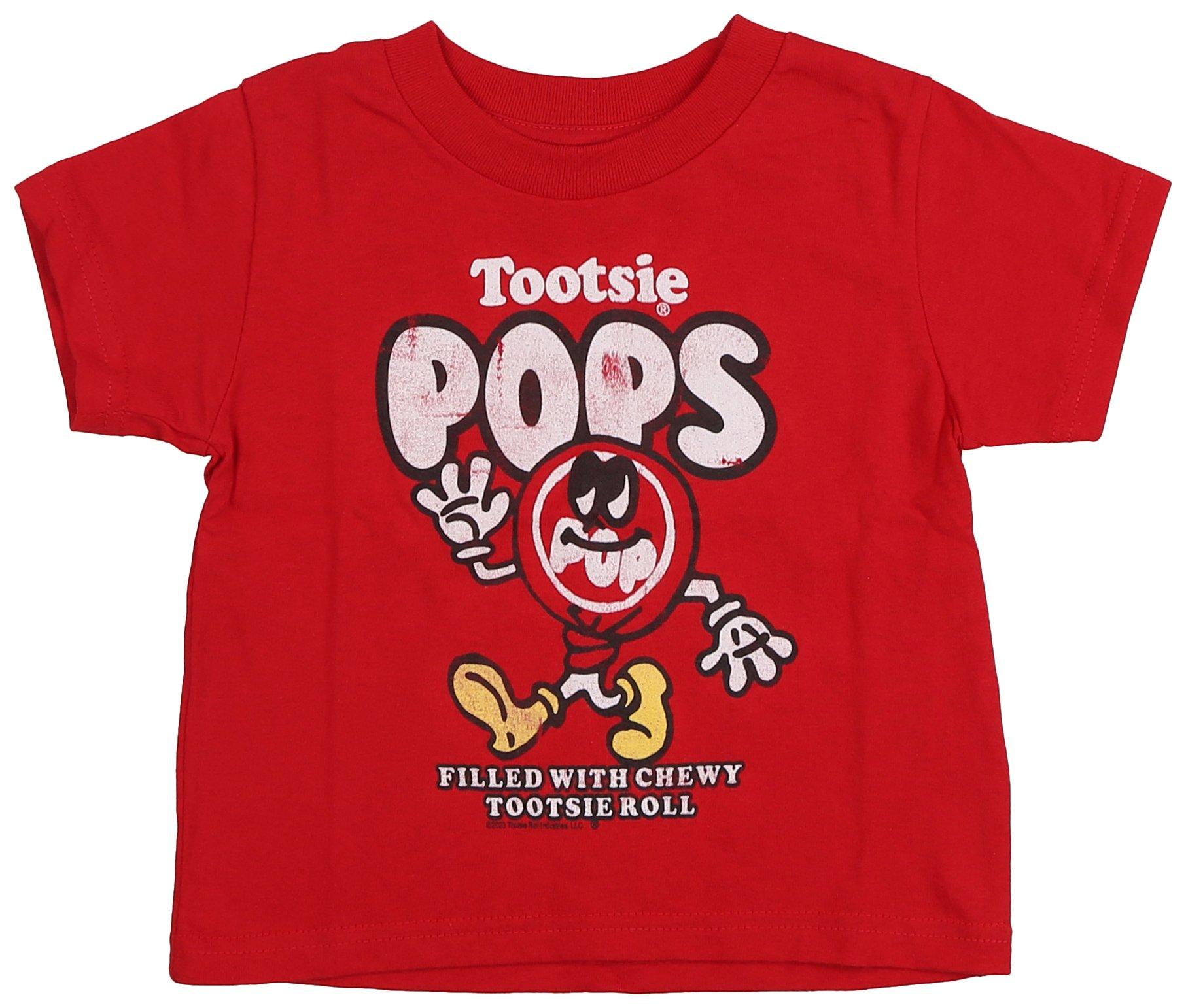 Toddler Boys Retro Red Pops T-Shirt