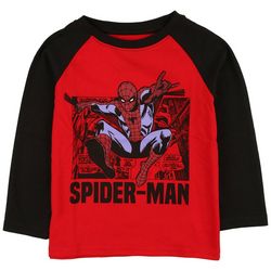 Toddler Boys Spiderman Long Sleeve T-Shirt