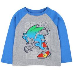 Toddler Boys Sonic Long  Sleeve T-Shirt