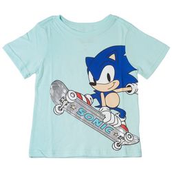 Toddler Boys Sonic Skateboard Short Sleeve T-Shirt