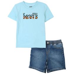 Toddler Boys 2-pc. Levi's Tee & Shorts Set