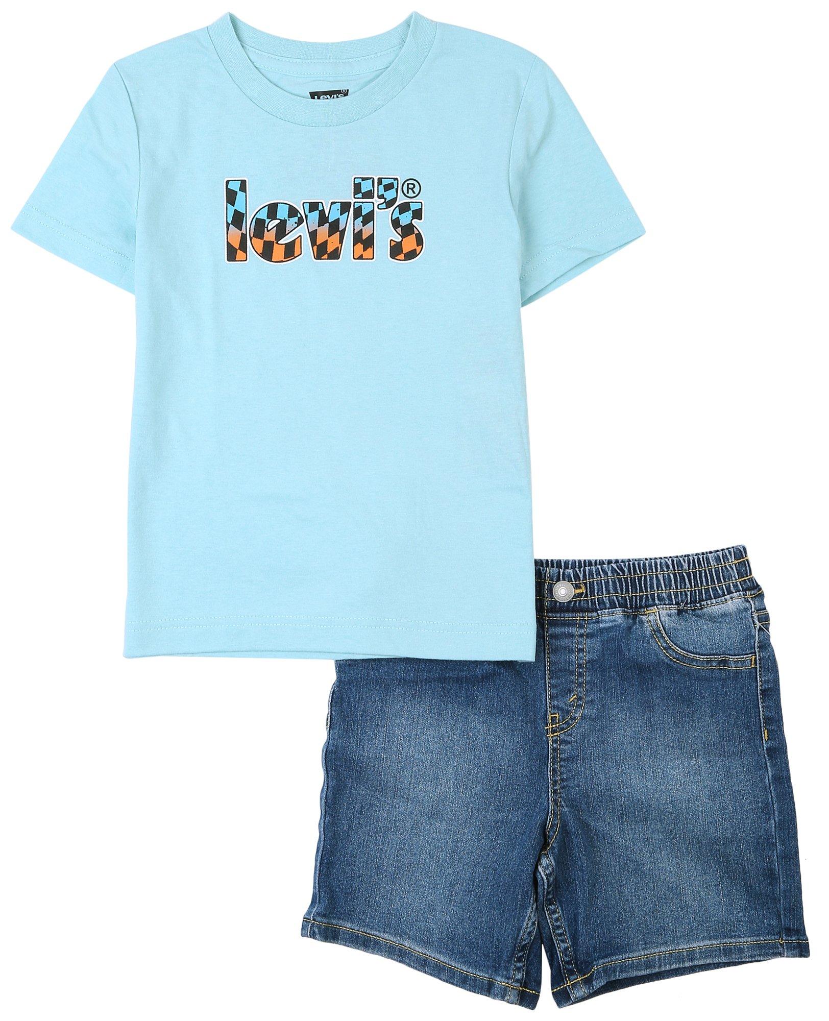 Toddler Boys 2-pc. Levi's Tee & Shorts Set
