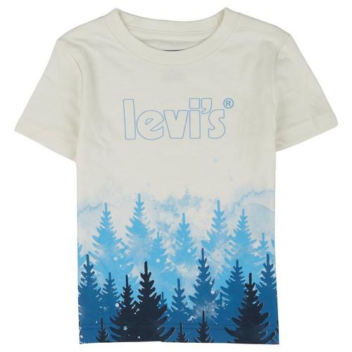 Levi's Little Boys Forest Logo Short Sleeve T-Shirt