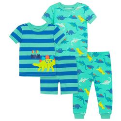 Little Me Toddler Boys 4-pc. Sleepy Dino Pajama Set