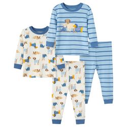 Little Me Baby Boys 4-pc. Puppy Pajama Set