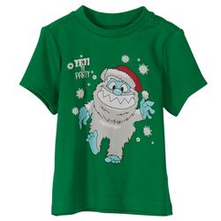 Dot & Zazz Toddler Boys Yeti To Party Santa T-Shirt